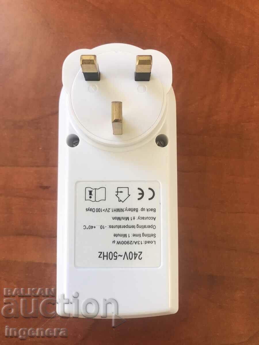 DIGITAL ELECTRIC TIMER 18 PROGRAMS NEW CONTACT "ORIDGET" - 7