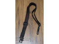 Old leather strap, strap for machine gun rifle