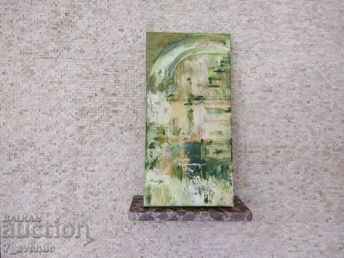 Original painting acrylic/canvas, abstract art, 30/60/3 with price 999.00 BGN | € 510.78 Original painting acrylic/canvas, abstract art, 30/60/3 with price 999.00 BGN | € 510.78
