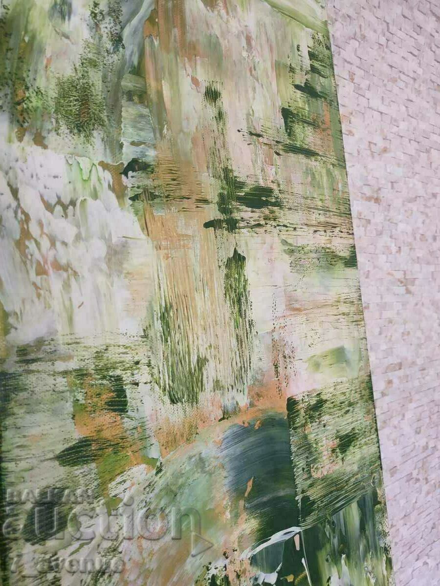 Auction Original painting acrylic/canvas, abstract art, 30/60/3 Auction Original painting acrylic/canvas, abstract art, 30/60/3