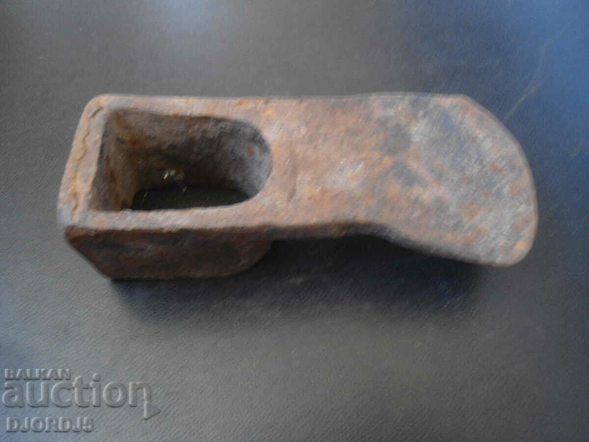 Old forged agricultural blade, mark, sickle and hammer - 5