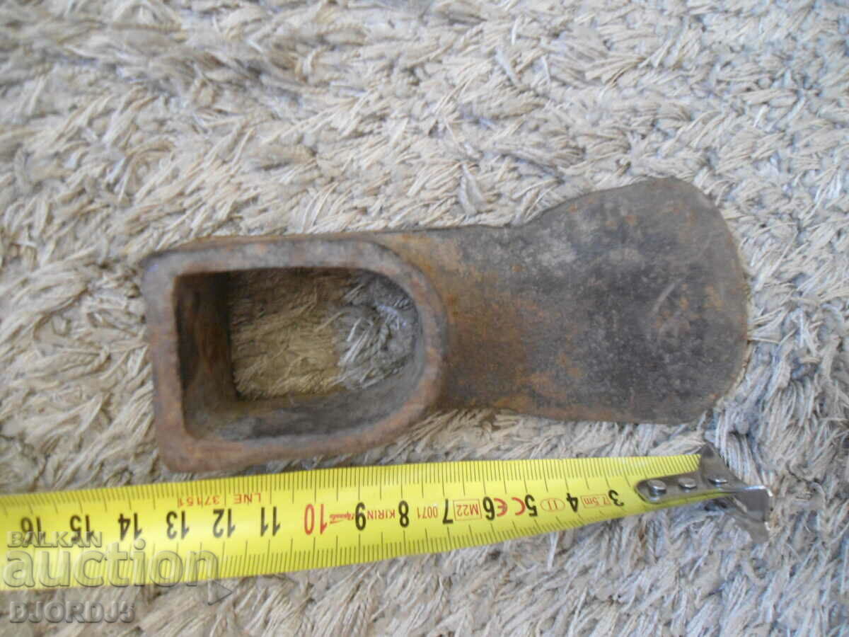 Old forged agricultural blade, mark, sickle and hammer - 6