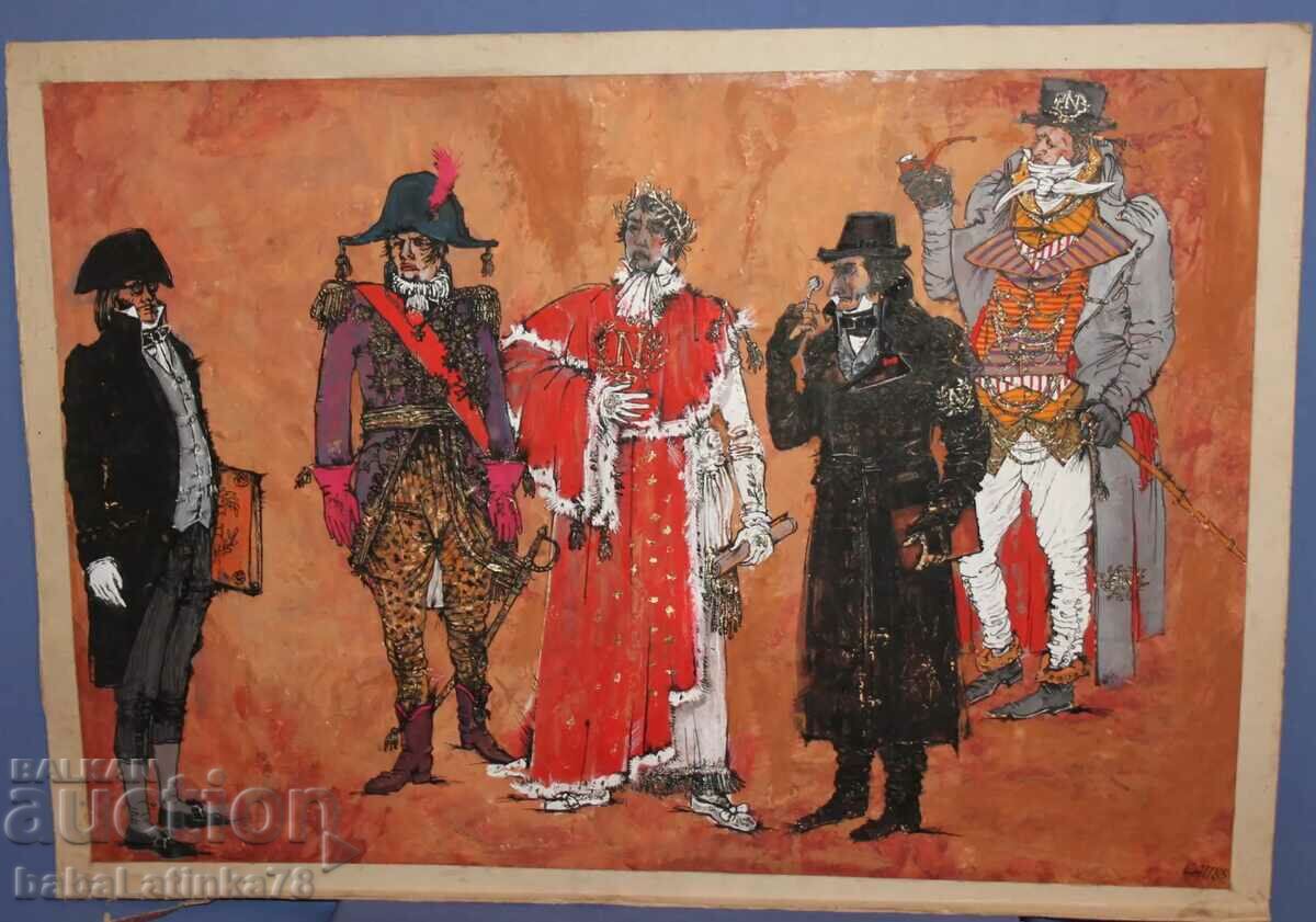 Proiect costum Stefan Popov „Napoleon I” 1985 semnat