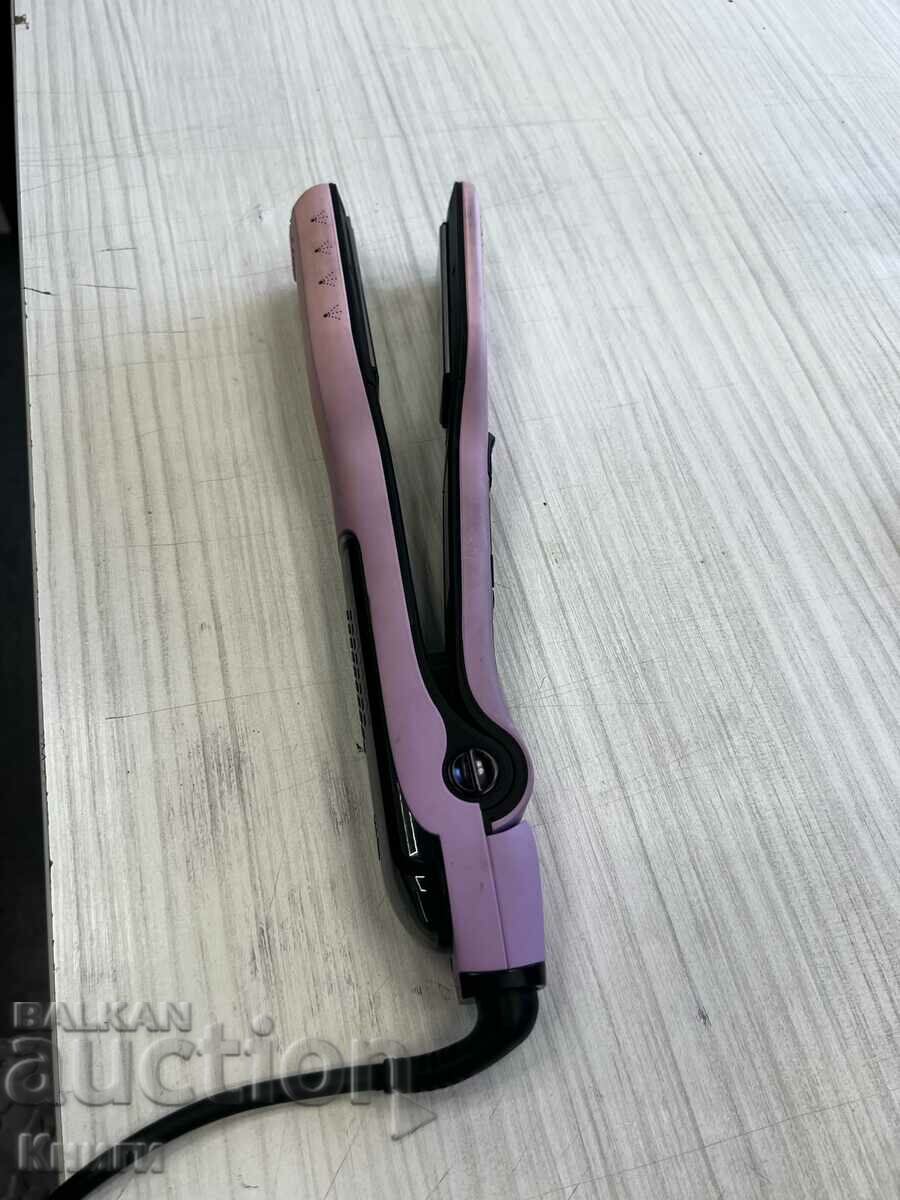 Hair straightener with steam and cream Demeliss Titanium