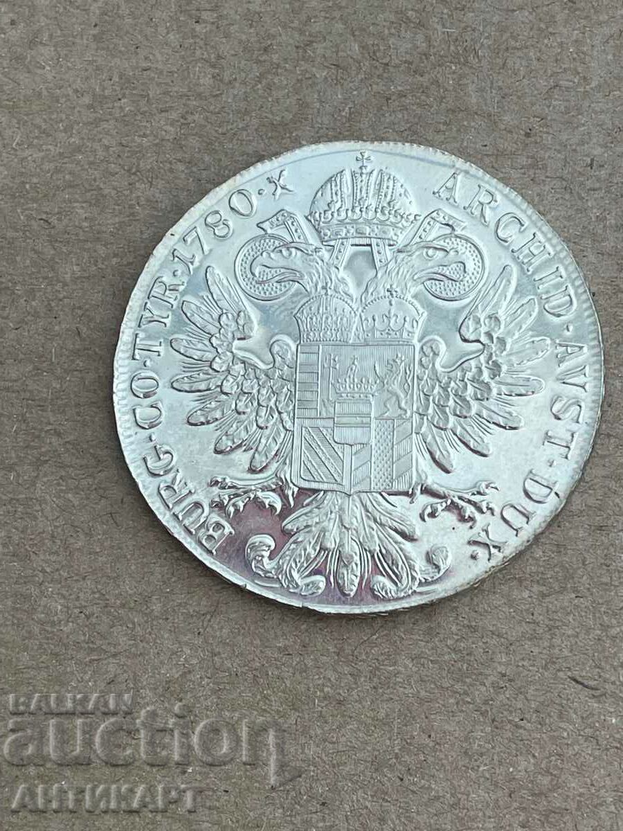 #2 Austria Silver Coin Thaler Maria Theresa Silver 1780