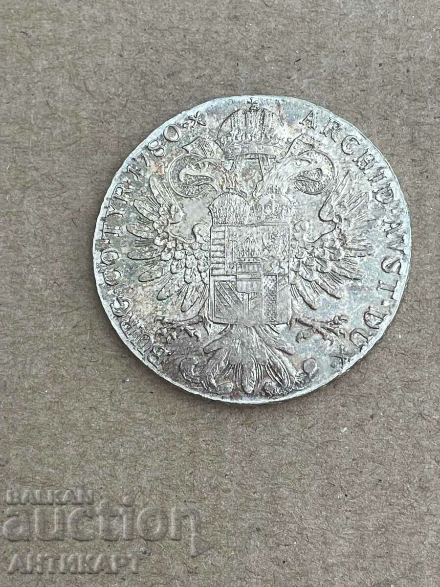 #5 Austria Silver Coin Thaler Maria Theresa Silver 1780