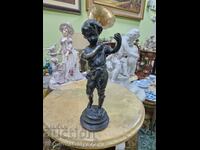 Old French antique bronze figure