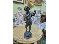 Old French antique bronze figure