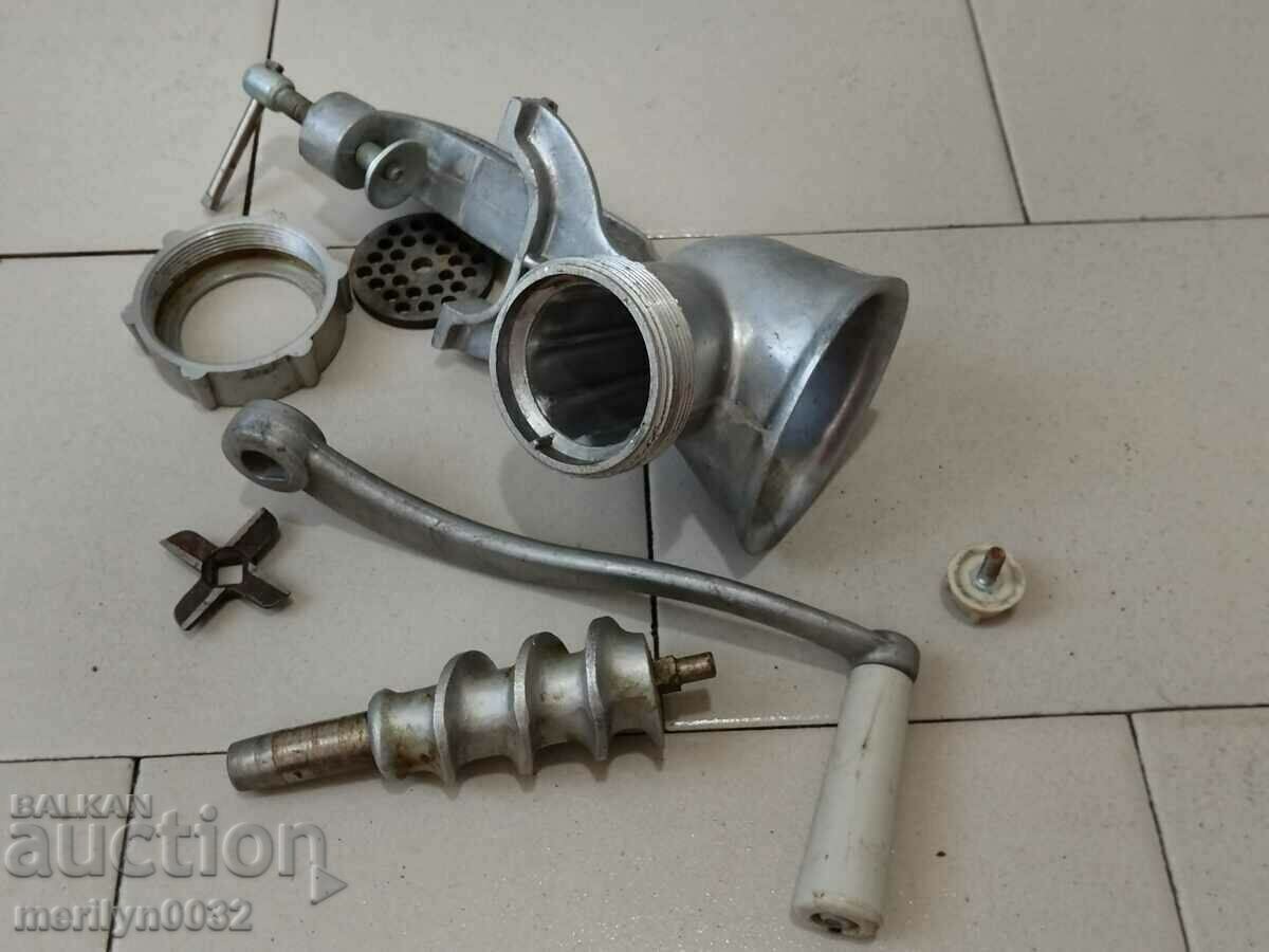 Old meat mincer meat grinder NRB Gabrovo 1972 - 6 Old meat mincer meat grinder NRB Gabrovo 1972 - 6