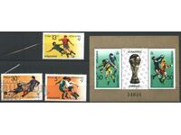 Clean stamps and block Sport SP Football Spain 1982 Bulgaria