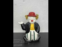 Ceramic clown piggy bank. #5781