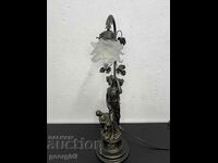 Handmade figural lamp / lantern. #5782