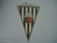 Old original soccer flag Lokomotiv Plovdiv