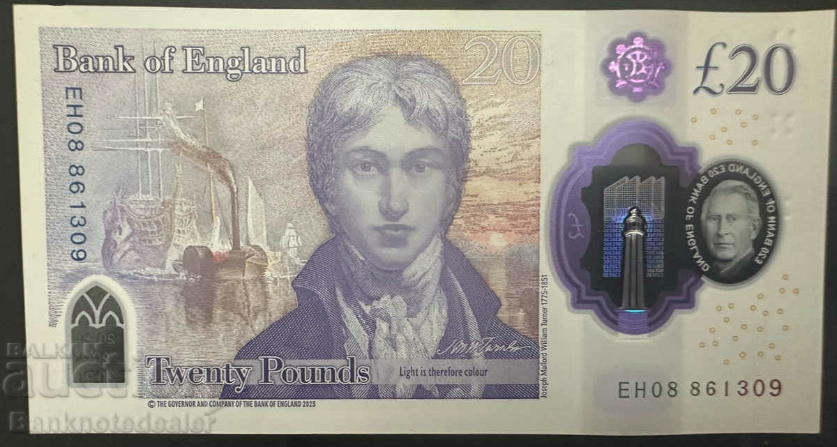 Great Britain England 20 Pounds 2024 Pick 400 Ref 1309 with price 90.00 BGN | € 46.02 Great Britain England 20 Pounds 2024 Pick 400 Ref 1309 with price 90.00 BGN | € 46.02