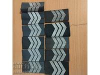 Retro epaulettes MIA tunnel black and blue