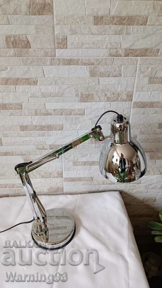 Επιτραπέζιο φωτιστικό νικελίου / χρωμίου - Vintage - #4 με τιμή 70.00 BGN | € 35.79 Επιτραπέζιο φωτιστικό νικελίου / χρωμίου - Vintage - #4 με τιμή 70.00 BGN | € 35.79