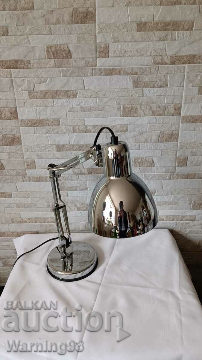 Παράδοση Επιτραπέζιο φωτιστικό νικελίου / χρωμίου - Vintage - #4 Παράδοση Επιτραπέζιο φωτιστικό νικελίου / χρωμίου - Vintage - #4