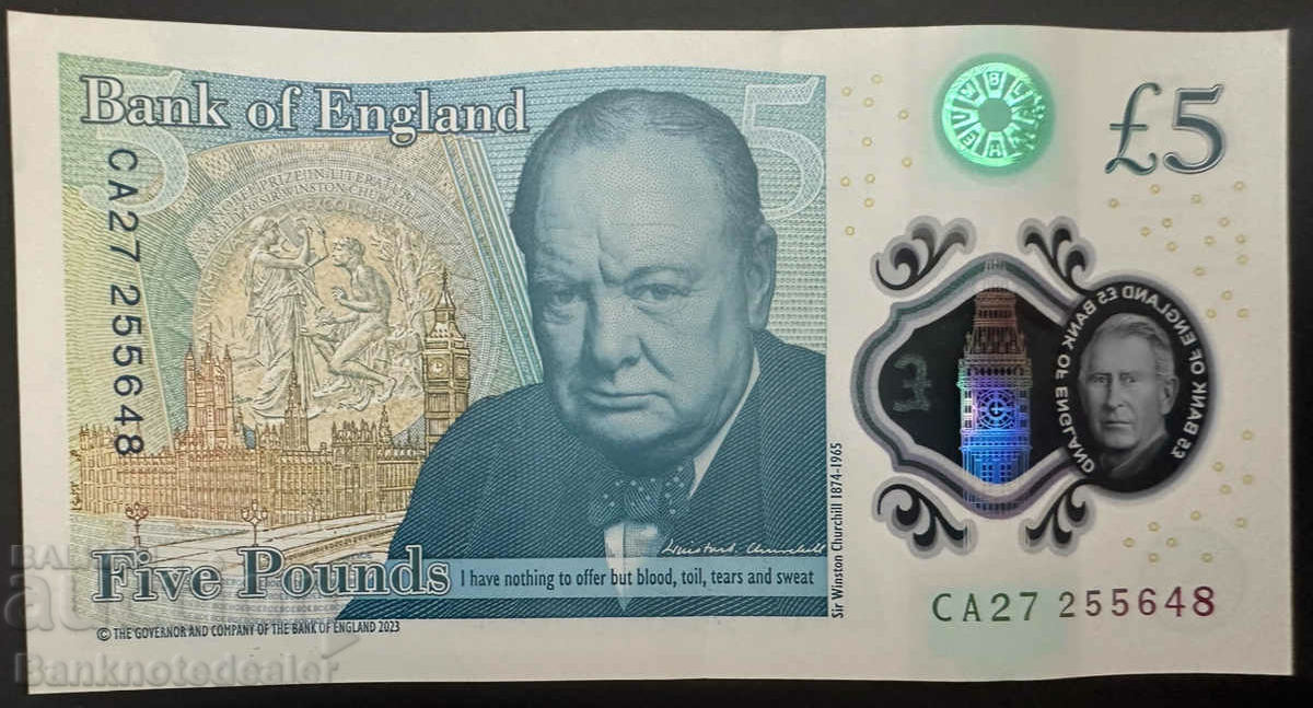Great Britain England 5 Pounds 2024 Pick 398 Ref 5648 with price 24.00 BGN | € 12.27 Great Britain England 5 Pounds 2024 Pick 398 Ref 5648 with price 24.00 BGN | € 12.27
