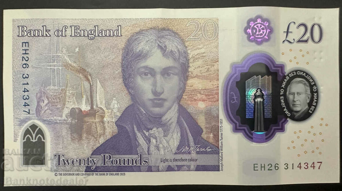 Great Britain England 20 Pounds 2024 Pick 400 Ref 4347