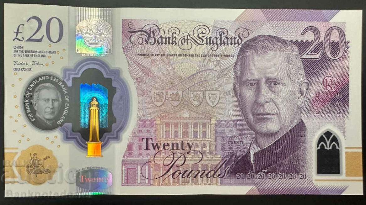 Great Britain England 20 Pounds 2024 Pick 400 Ref 8540