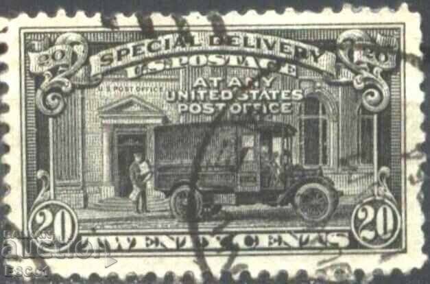 Stamped Mail Truck 1925 Error from USA