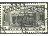 Stamped Mail Truck 1925 Error from USA