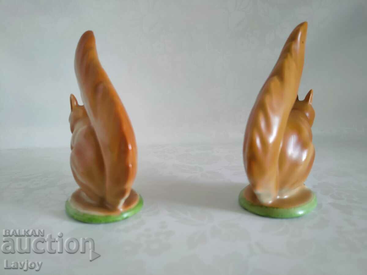 Figurines porcelain Squirrel - 5 Figurines porcelain Squirrel - 5