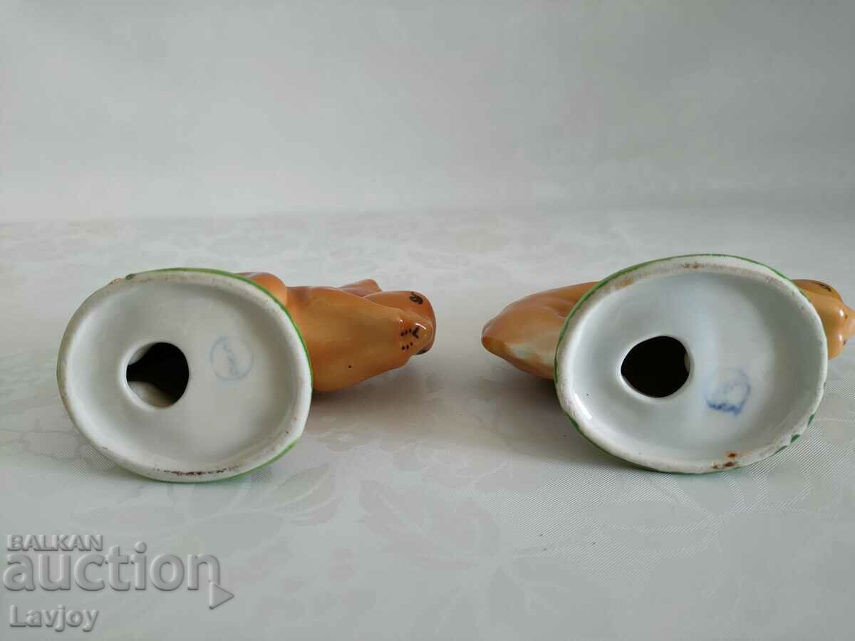 Figurines porcelain Squirrel - 6 Figurines porcelain Squirrel - 6