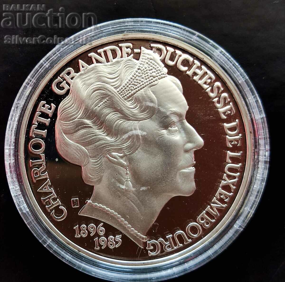 Silver 25 ECU Duchess Charlotte 1996 Λουξεμβούργο