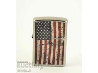 Gasoline lighter ZIPPO USA flag