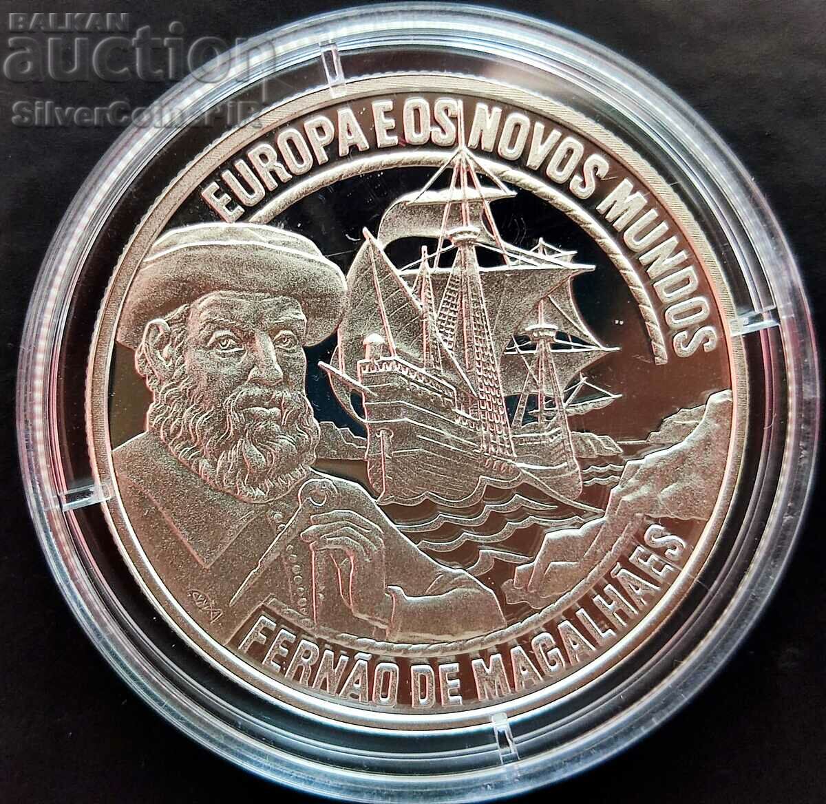 Silver 25 ECU Fernando Magellan 1997 Portugal