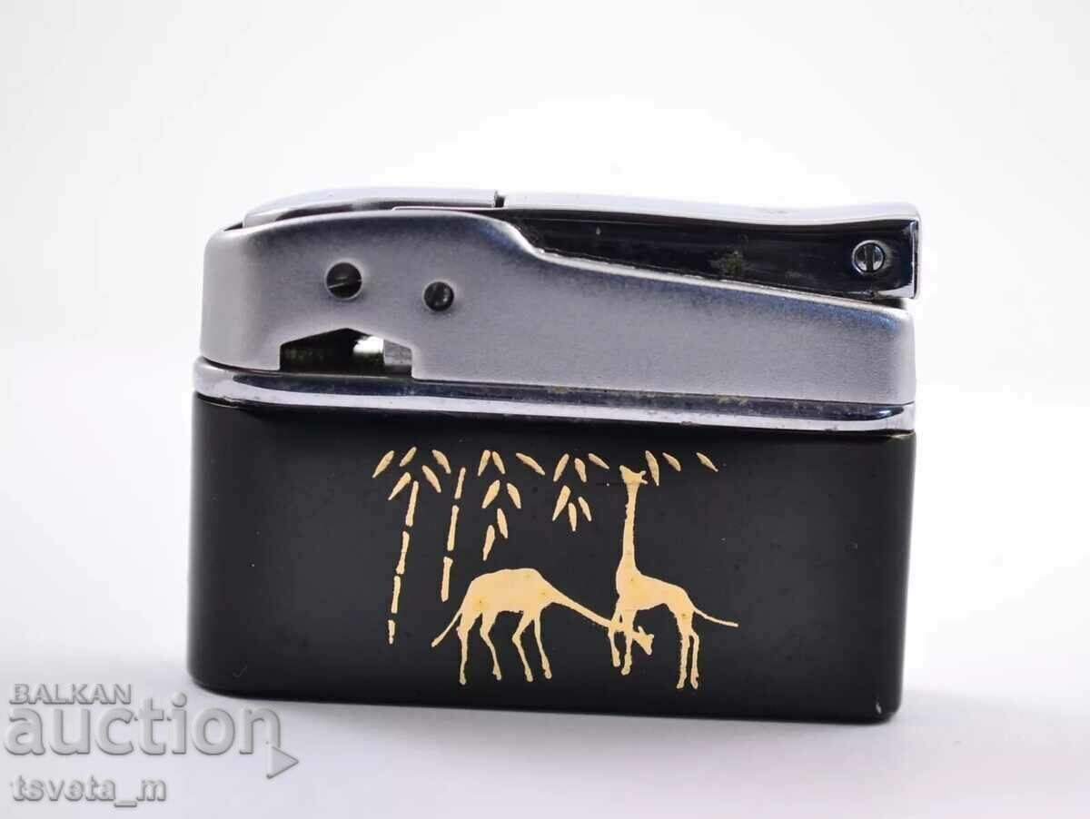 Petrol lighter SUNFLOWER, made in China, 70s XX century Petrol lighter SUNFLOWER, made in China, 70s XX century