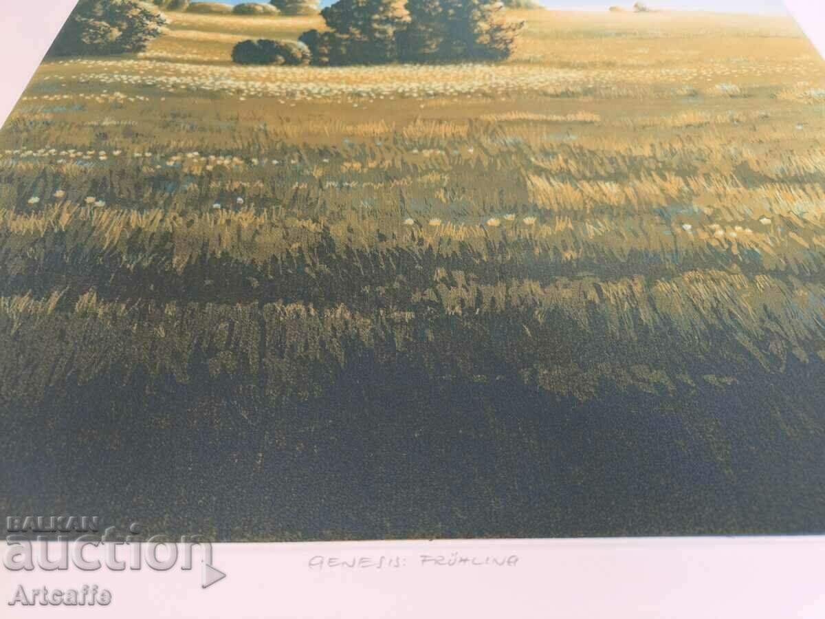 Delivery of Color etching Arndt Maibaum (1940) Delivery of Color etching Arndt Maibaum (1940)