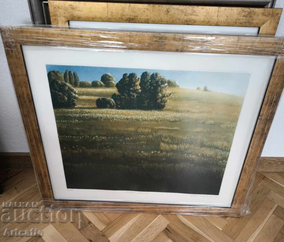 Color etching Arndt Maibaum (1940) Color etching Arndt Maibaum (1940)