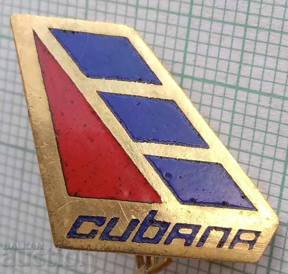 16901 Insigna - Cubana Airlines - Cuba - email bronz