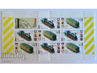 Βουλγαρία - 4844-4845 - 120 χρόνια "Orient-Express", μπλοκ