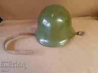 Old Bulgarian military helmet of the German model M 36. VSV