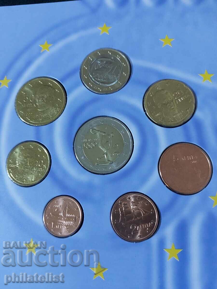 Greece 2002-2004 - bank Euro set - complete series BU with price 45.00 BGN | € 23.01 Greece 2002-2004 - bank Euro set - complete series BU with price 45.00 BGN | € 23.01