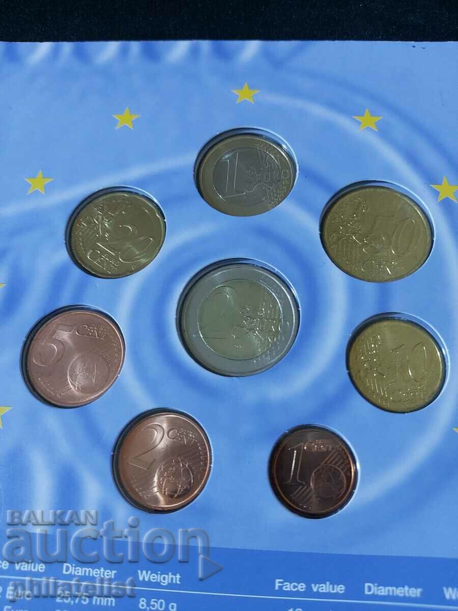 Auction Greece 2002-2004 - bank Euro set - complete series BU Auction Greece 2002-2004 - bank Euro set - complete series BU
