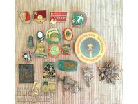 Lot of Bulgarian Social Tourist Badges