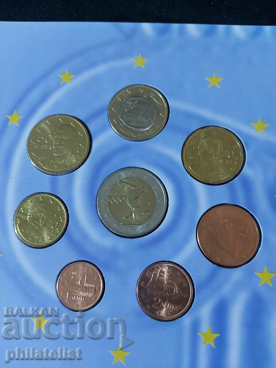 Greece 2002-2004 - Bank Euro Set - Complete Series BU #2 with price 45.00 BGN | € 23.01 Greece 2002-2004 - Bank Euro Set - Complete Series BU #2 with price 45.00 BGN | € 23.01