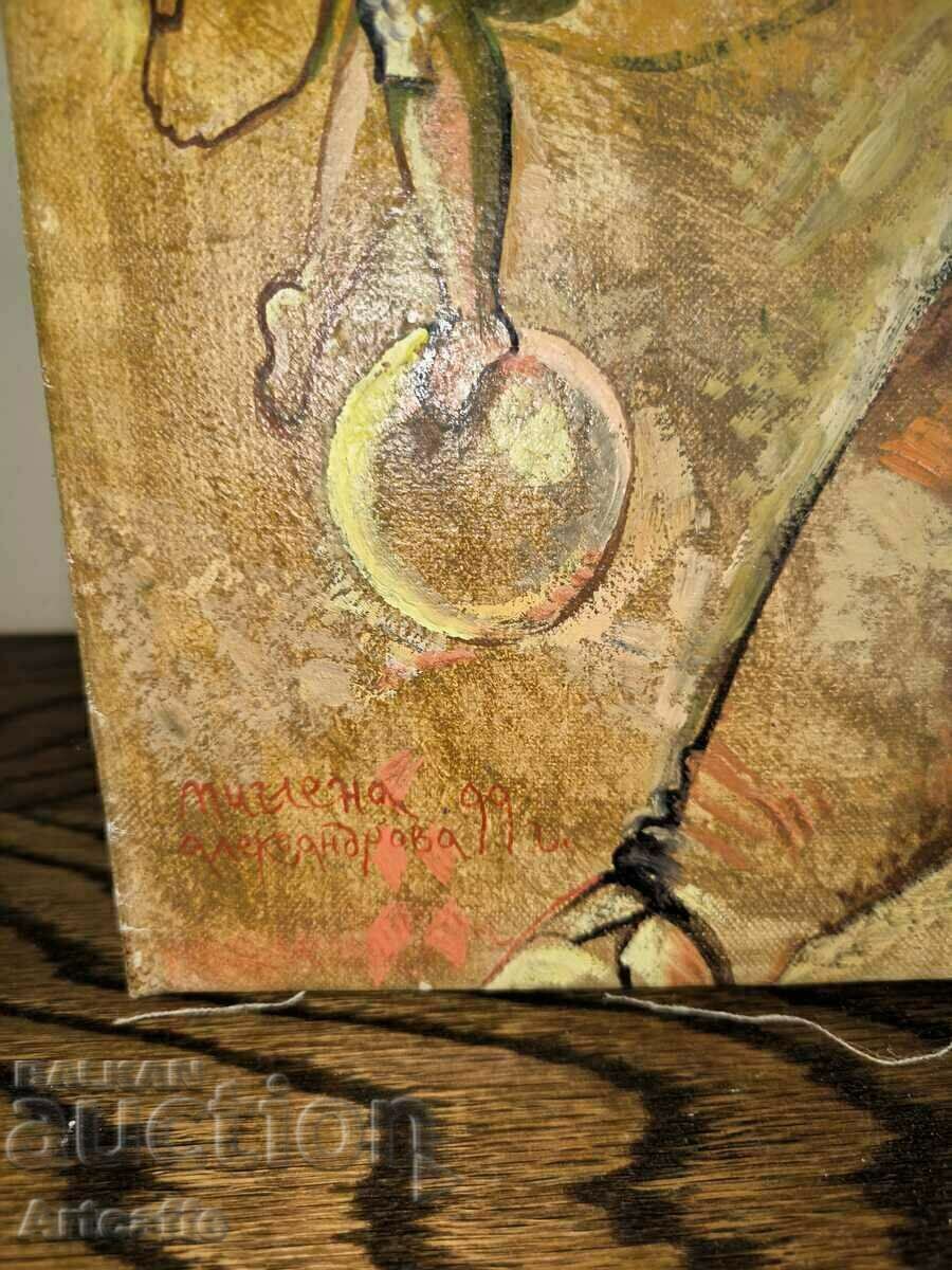 Oil painting Miglena Alexandrova with price 300.00 BGN | € 153.39 Oil painting Miglena Alexandrova with price 300.00 BGN | € 153.39