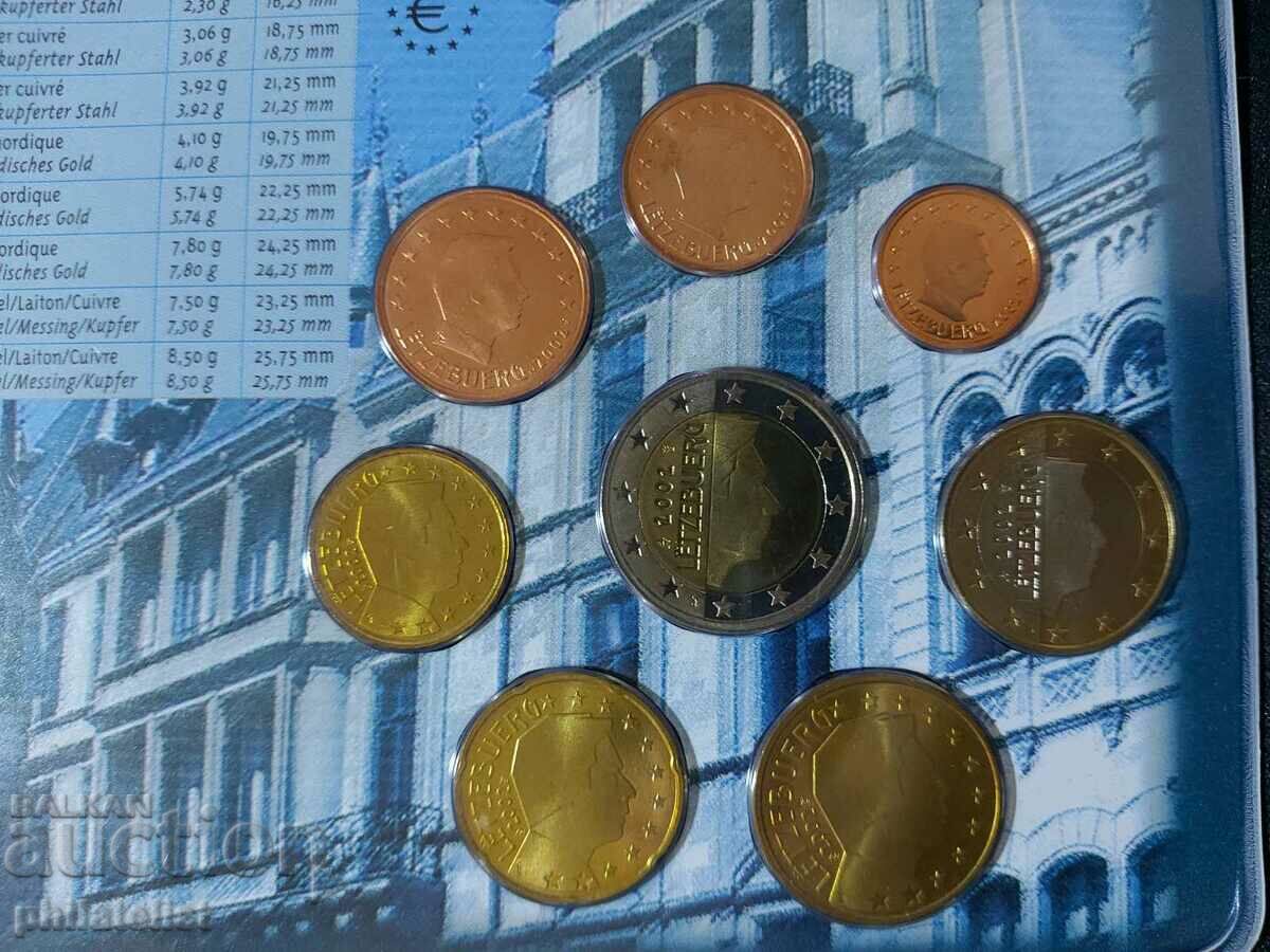 Παράδοση Λουξεμβούργο 2002 - τραπεζικό ευρώ σετ από 1 σεντ σε 2 ευρώ - BU Παράδοση Λουξεμβούργο 2002 - τραπεζικό ευρώ σετ από 1 σεντ σε 2 ευρώ - BU