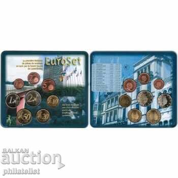 Λουξεμβούργο 2002 - τραπεζικό ευρώ σετ από 1 σεντ σε 2 ευρώ - BU - 5 Λουξεμβούργο 2002 - τραπεζικό ευρώ σετ από 1 σεντ σε 2 ευρώ - BU - 5