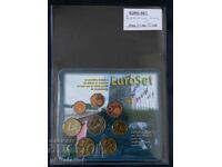 Luxemburg 2002 - banca euro stabilită de la 1 cent la 2 euro - BU