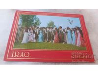 Postcard Nord Iraq Kurdish Folklore Dance