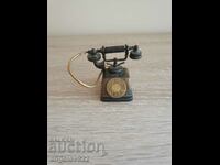 Miniature metal retro phone-sharpener