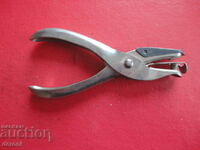 Railway ticket punching pliers