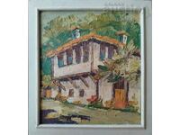 Painting "Old Karlov's House", 2001, art. D. Patchov