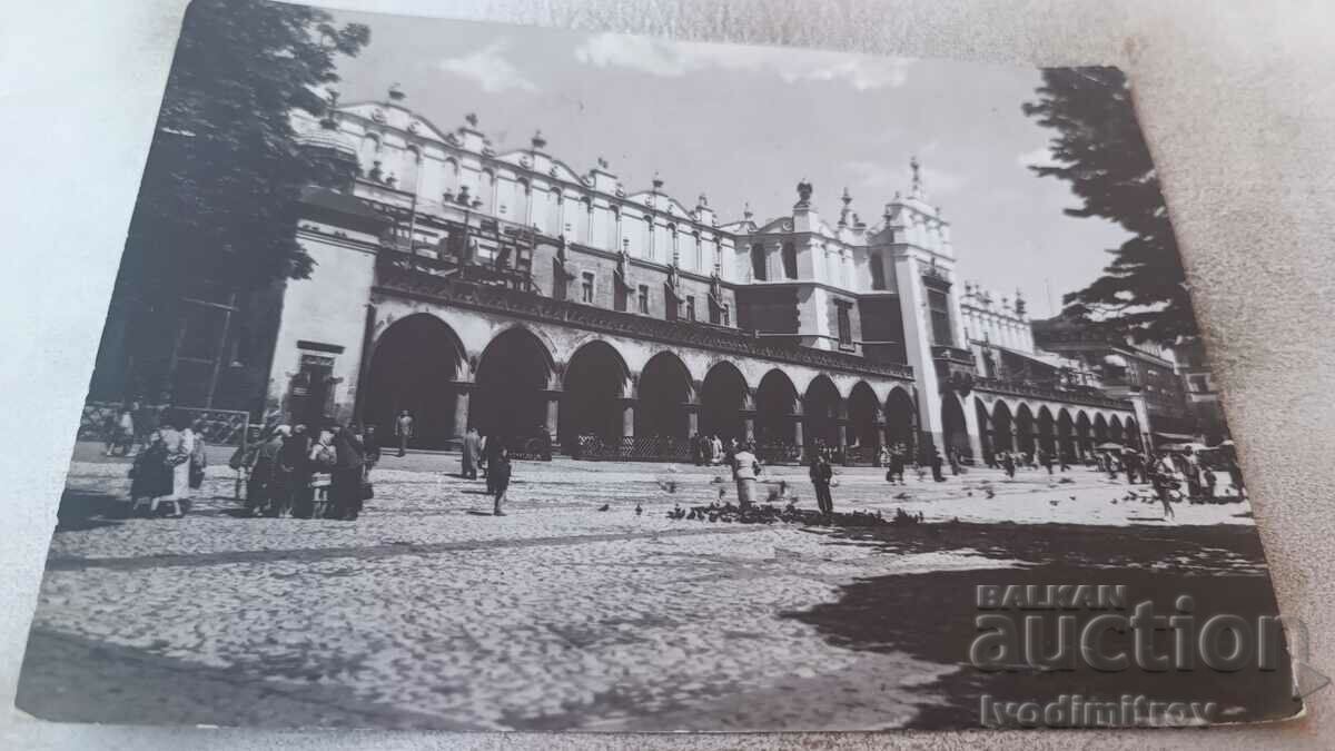 Postcard Krakow Sukiennice 1964